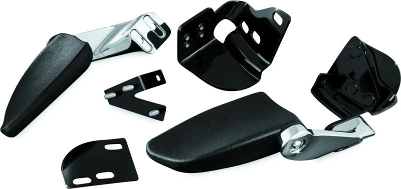 Kuryakyn Stealth Passenger Armrests for Harley Davidson Touring Models 2002-2013