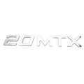 Rinker Boat Raised Decal 2190190 - 20 MTX Silver 13 X 1 3/4 Inch