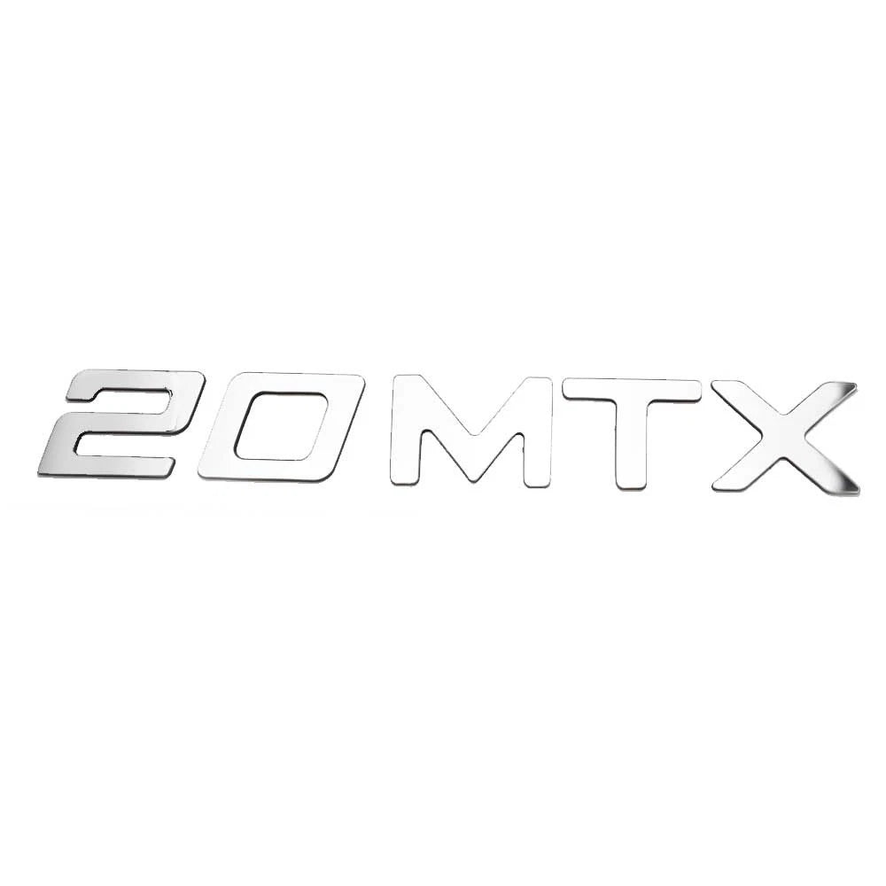 Rinker Boat Raised Decal 2190190 - 20 MTX Silver 13 X 1 3/4 Inch