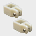 Pontoon Boat Bimini Top Jaw Slide Fittings - 1 X 1 Inch Plastic (pair)