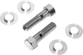 HardDrive Breather Bolts Chrome Pair for Harley-Davidso N Twin Cam 2015-2016
