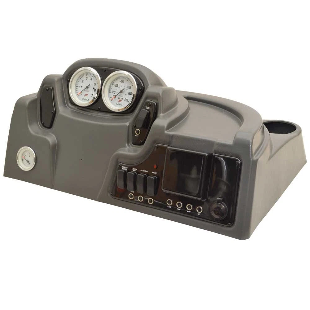 Crestliner Boat Gauge Dash Panel 2252843 - Kodiak 18 SC Mercury