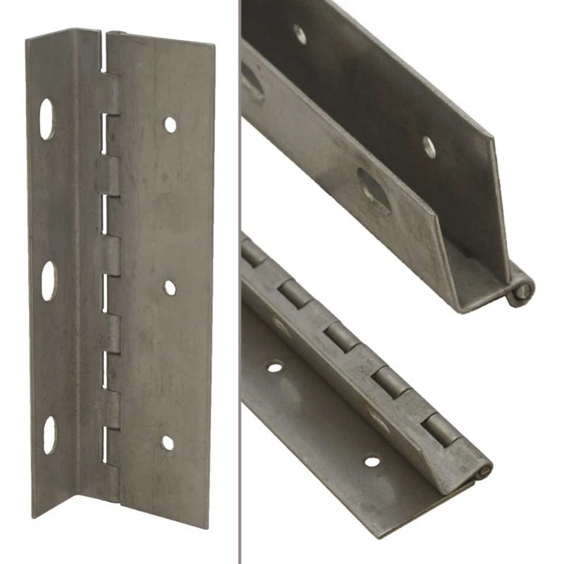 Crownline Boat Offset Piano Hinge 21014 - SS 6 Inch 14 Gauge Aluminum