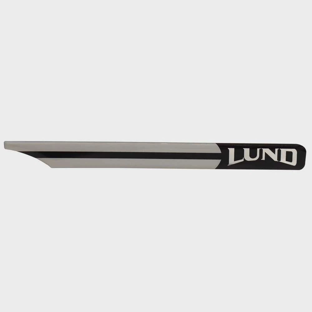 Lund Boat Raised Emblem Decal 2158171 - Rebel XL Sticker Silver (STBD)