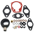 Carburetor Kit with Float for Johnson Evinrude 3 HP 1952-1968 5 HP 1965-1967