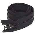 YKK Boat VISLON Zipper - No. 10 36 Inch Black Double Pull