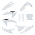 POLISPORT PLASTIC KIT + FORK GUARDS KTM SX/SX-F 2023-2024, WHITE