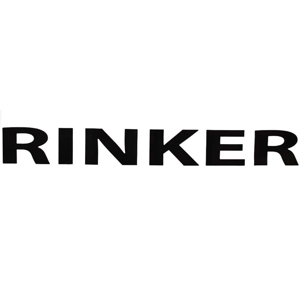 Rinker Boats Logo Decal Emblem - Black 32 3/4 X 3 7/8 Inch