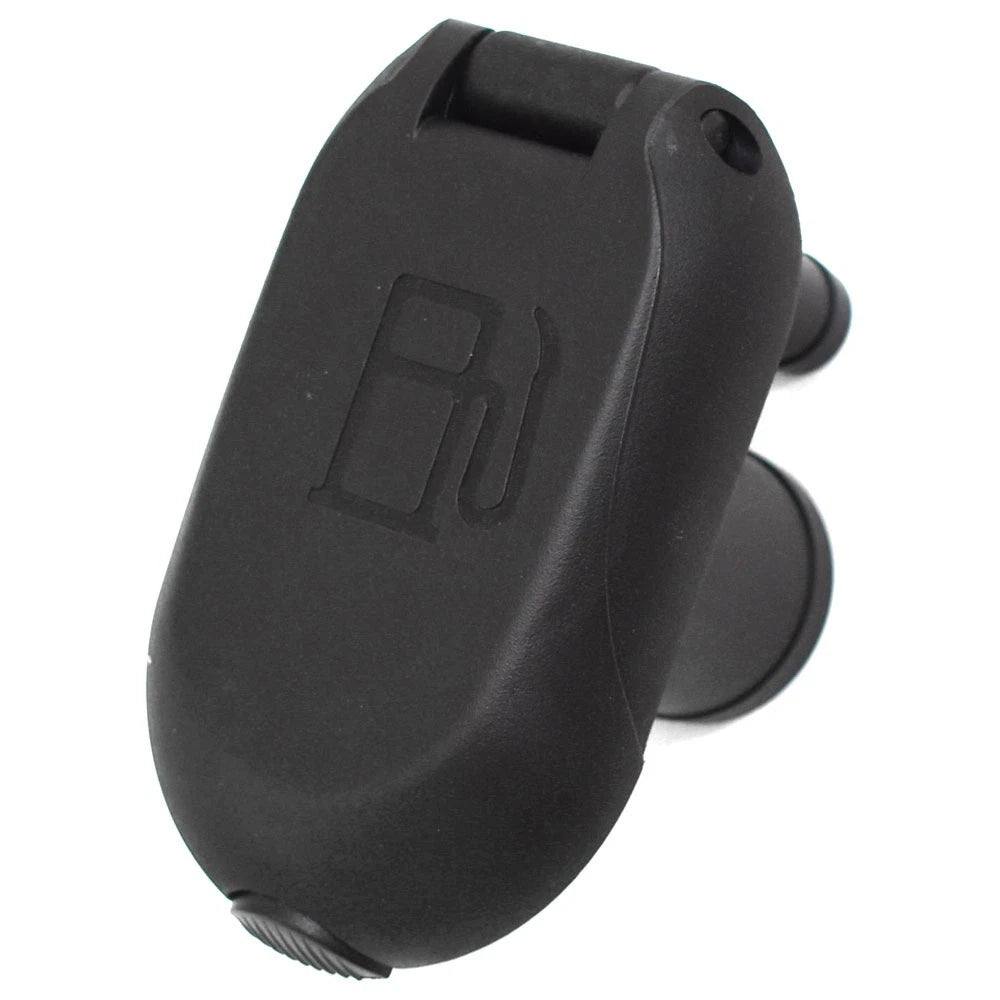 Attwood Boat Deck Fill 99210GB1 - Fuel Gas Black Plastic