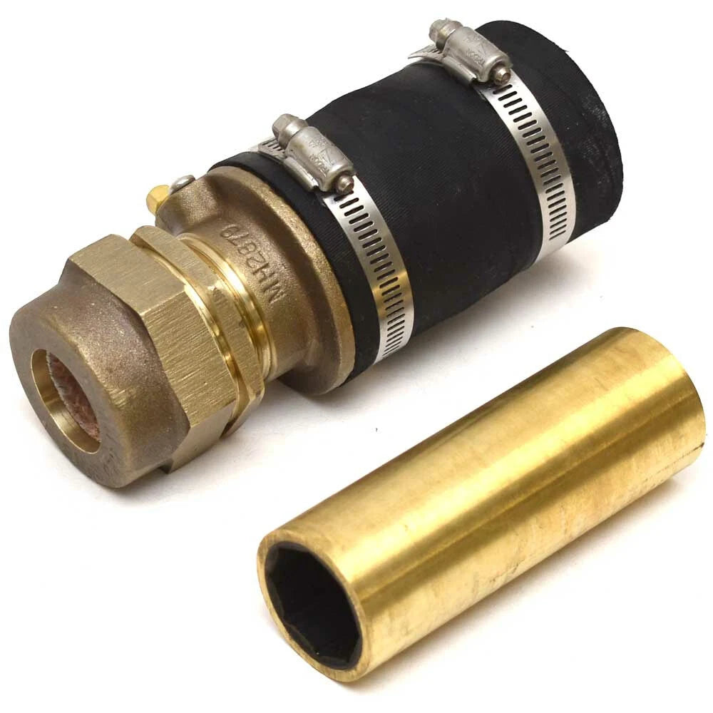 Boat Rudder Stuffing Box FLUDSPNS1.25B2.2H - 1 1/4 Inch with Chub (2PC)