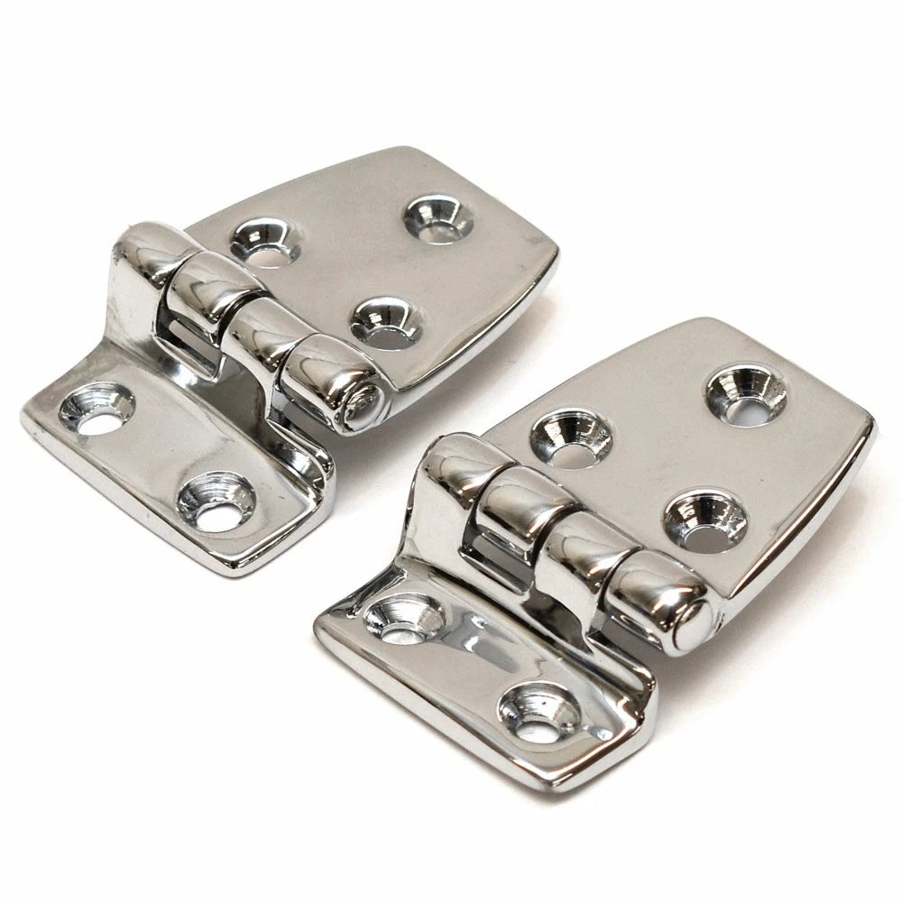 Perko Boat Hinge 9511 - 10 Gauge 2 3/8 X 1 1/2 Inch Chrome (pair)