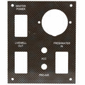 Bass CAT Boat Blank Switch Panel - Master Power Livewell Brick