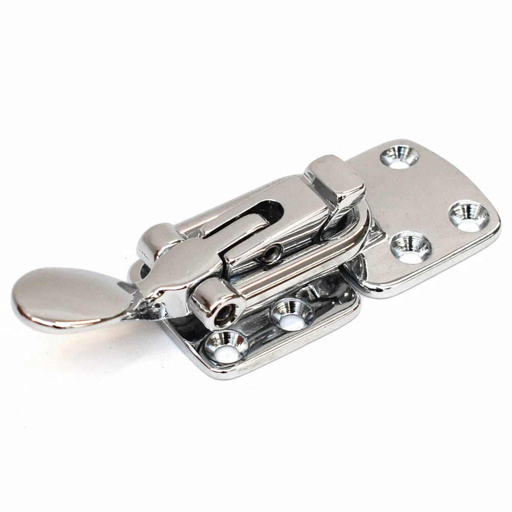 Perko Boat Hold Down Clamp 1112000CHR - 3 Inch Flat Mount Chrome Catch