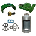 John Deere 520 530 INTAKE EXHAUST MANIFOLD with GASKETS HEAT EXCHANGER &