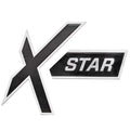 MasterCraft Boat Raised Decal Emblem 7502101 - X Star White Black