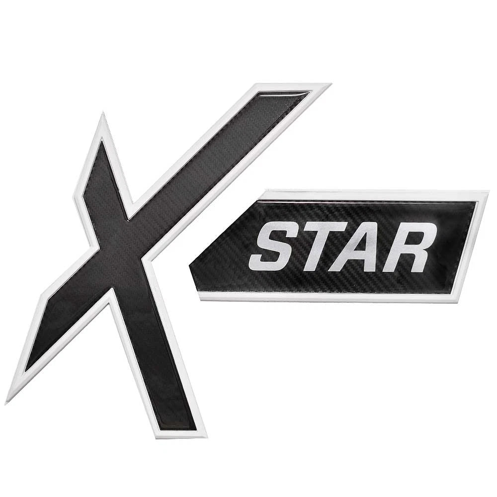 MasterCraft Boat Raised Decal Emblem 7502101 - X Star White Black