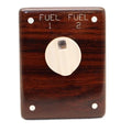 Premiere Pontoon Off/On/On Boat Rotary Switch Panel - Fuel 1-2 Woodgrain