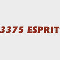 Cruisers Yachts Boat Model Decal Sticker - 3375 Esprit Red