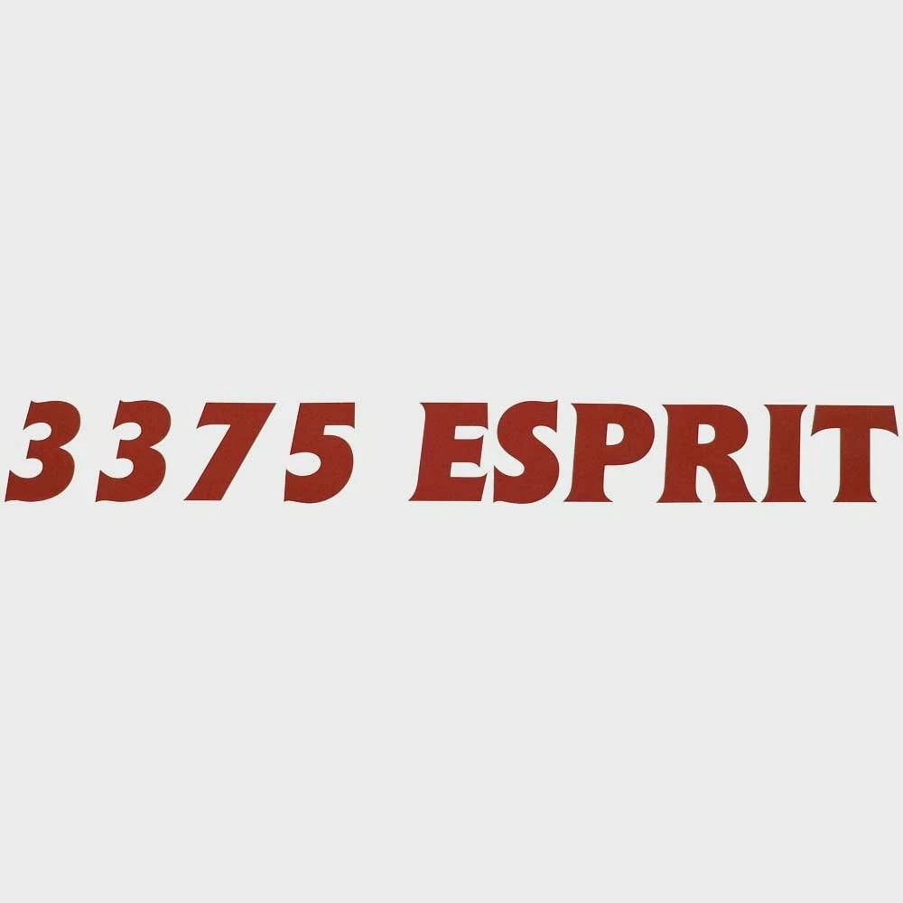 Cruisers Yachts Boat Model Decal Sticker - 3375 Esprit Red