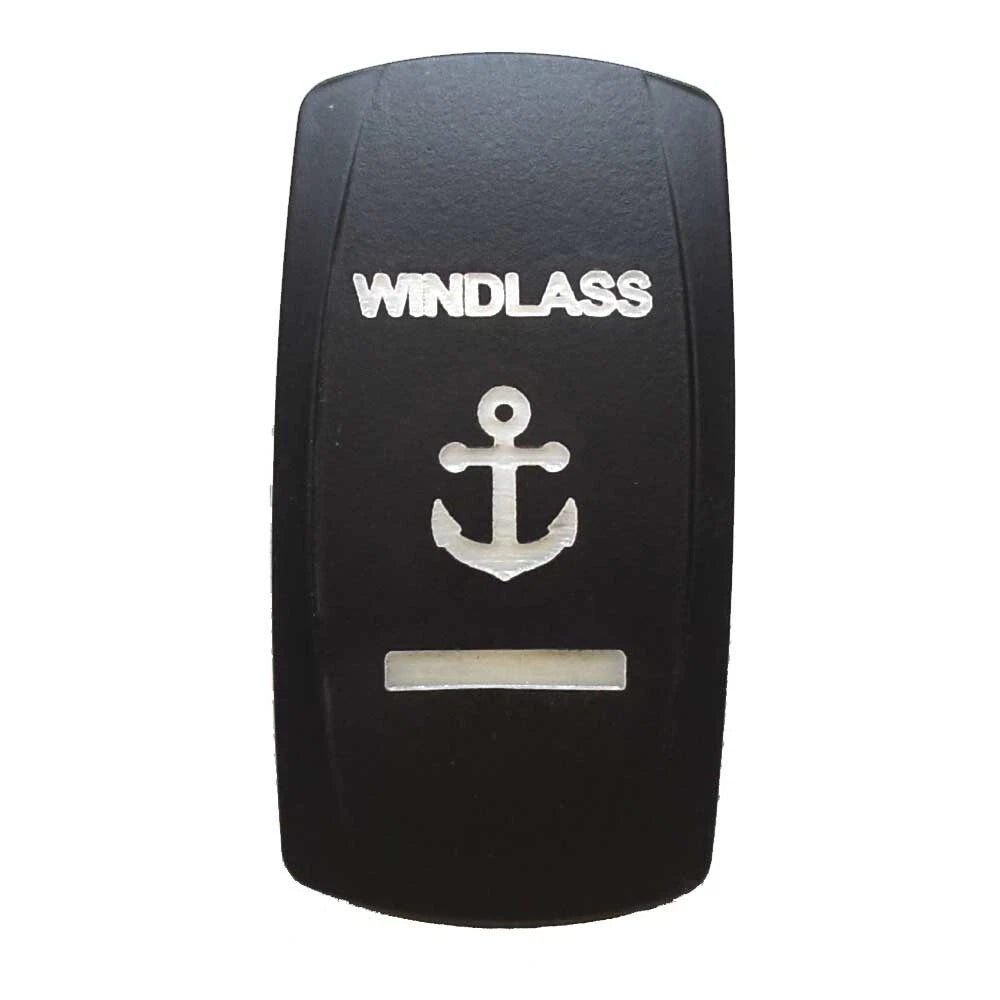 Boat Rocker Switch Cover - Windlass Actuator Black