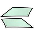 Scout Boat Windshield Side Windows - 73 Inch Clear Glass (set of 2)