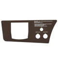 Cobalt Boat Blank Ignition Switch Panel 502247WB - Horn Brown Matte