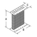 JDS3483 Radiator Core with Gaskets Fits John Deere