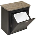 Barletta Pontoon Boat Table Top 107447 - with Trash Can Faux Granite