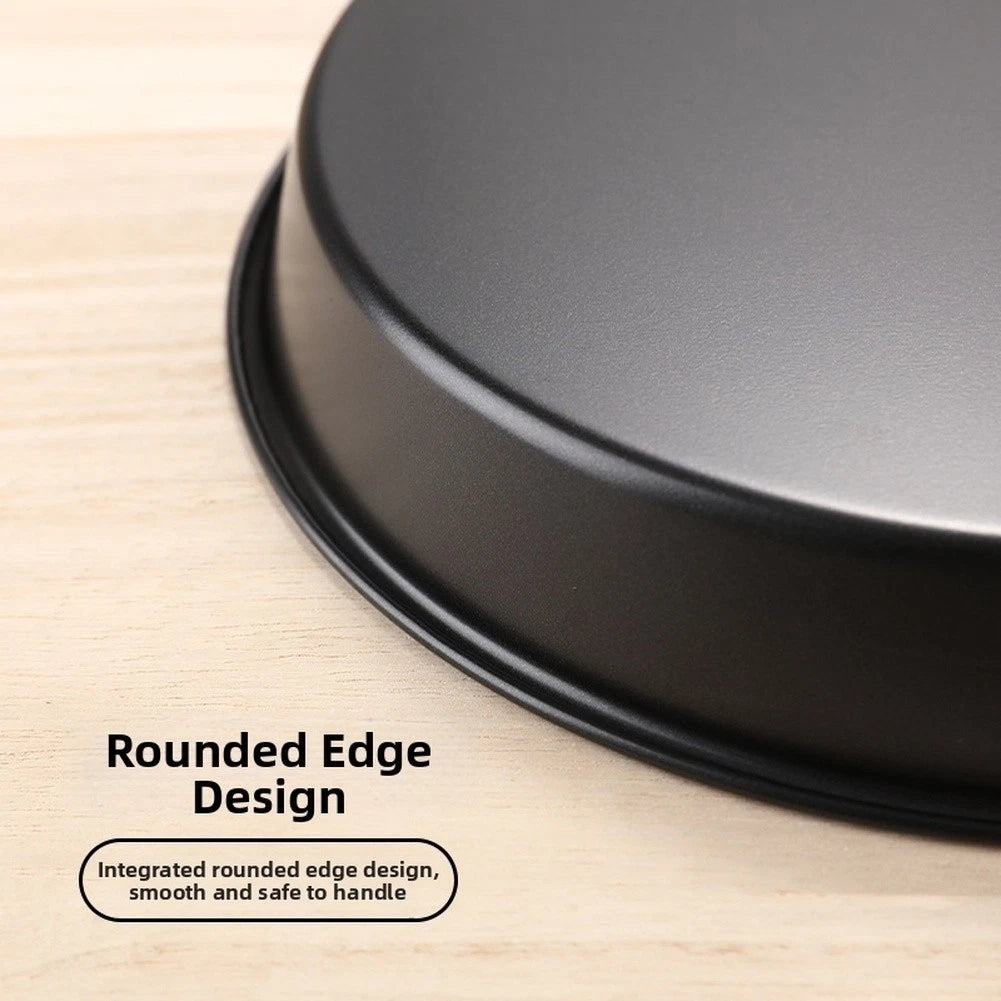 Nonstick Heavy Duty Carbon Steel Pizza Pan Round 10 Inch Black Cooking Tool