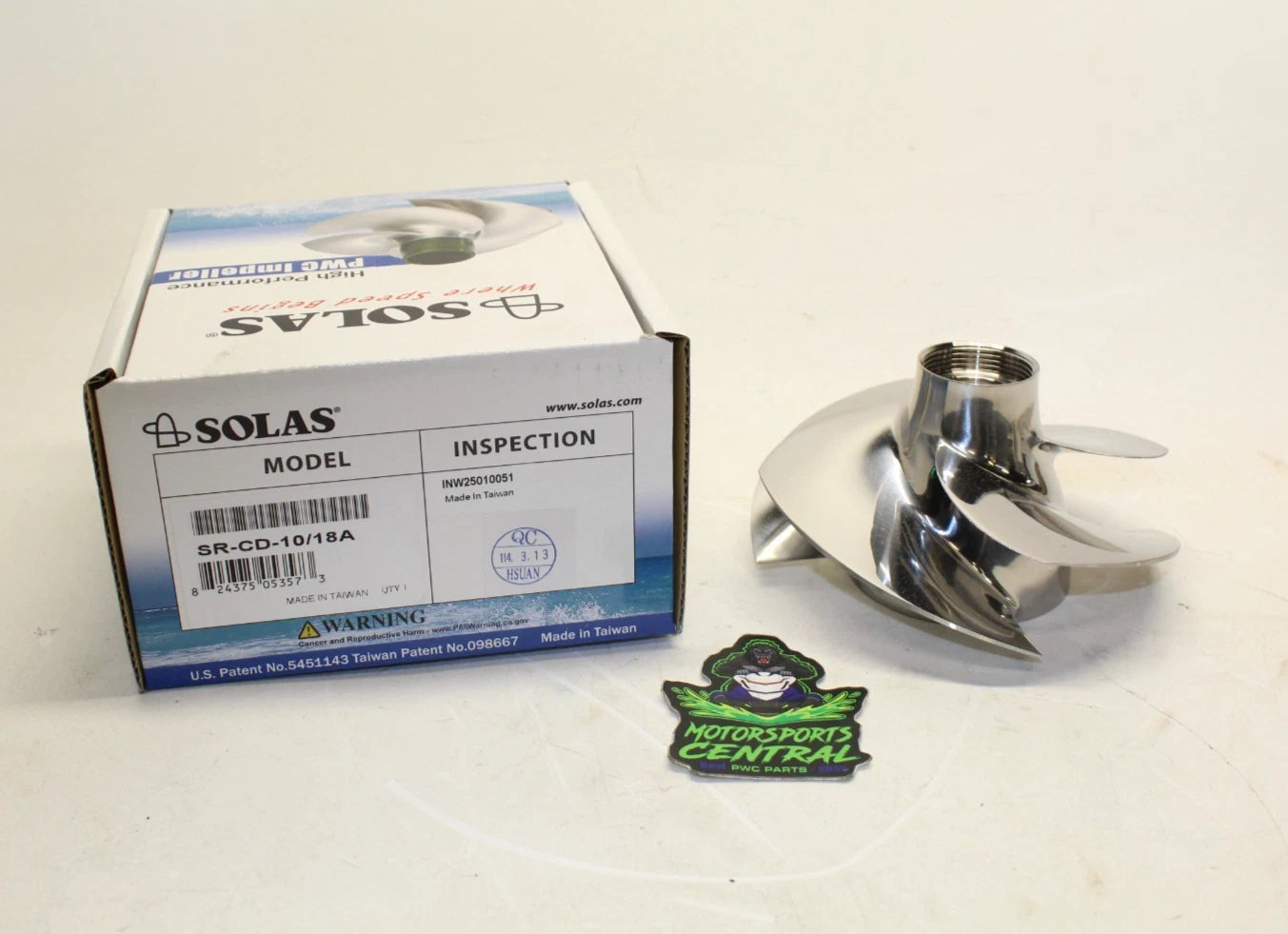 SEADOO SOLAS IMPELLER SR-CD-10/18A GTI SE LTD FISH PRO WAKE 130 155 170 155.5MM