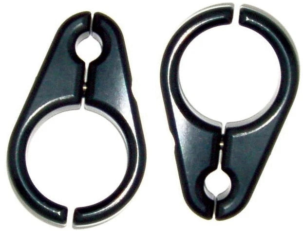 MODQUAD Brake Line Clamp for ATV/UTV 1 Inch Arm 5/16 Inch Line Black