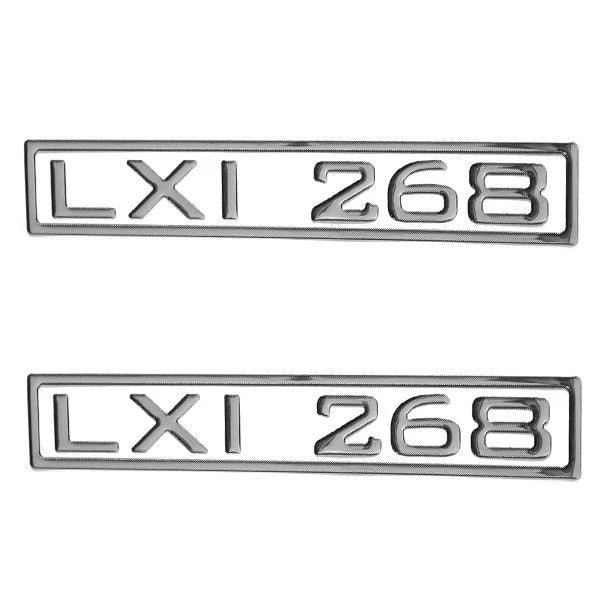 Larson LXI 268 Boat Decals 0572789 - Silver Model Stickers (pair)