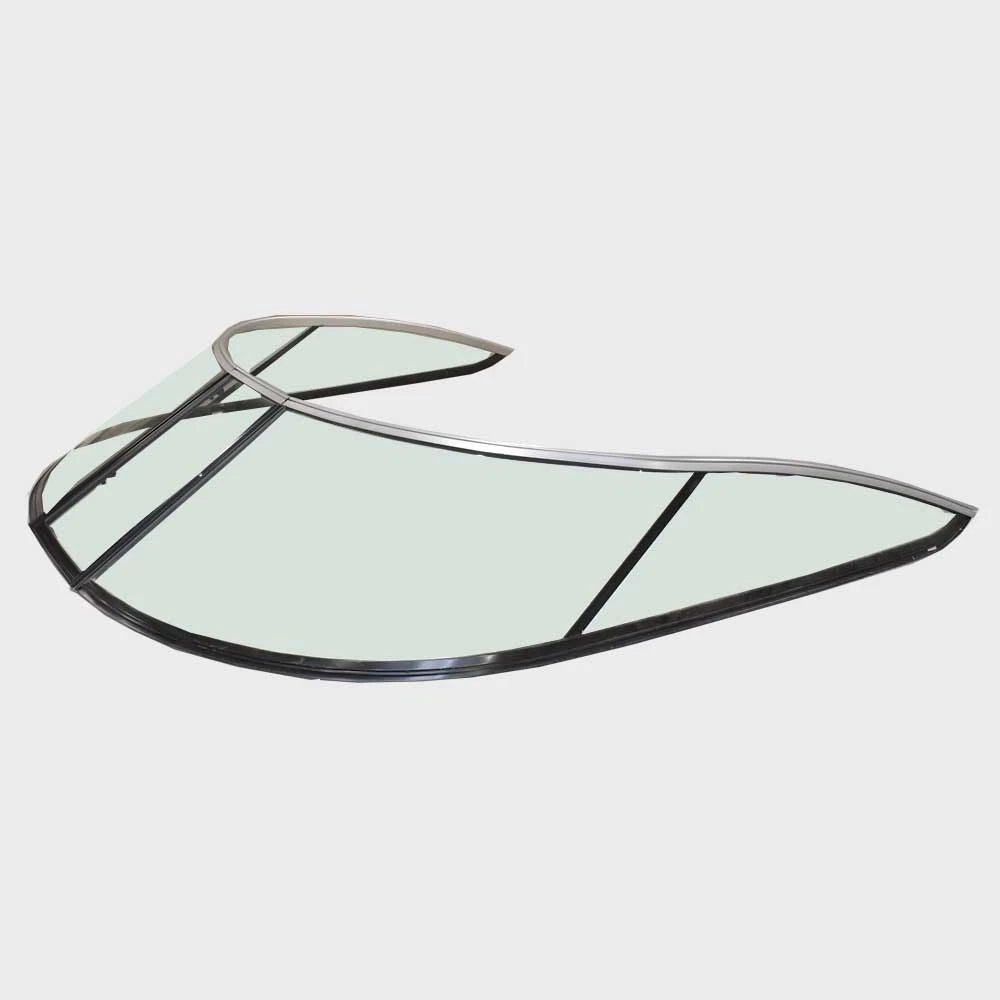 Rinker Boat Glass Windshield 2440481 - 109 7/8 Inch Clear (3PC)