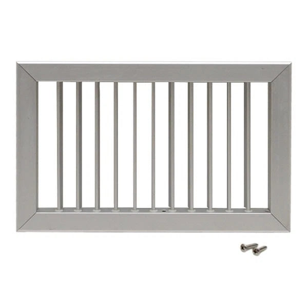 Rinker Boat Air Vent Cover 228835 - Aluminum 9 1/2 X 5 1/2 Inch Silver