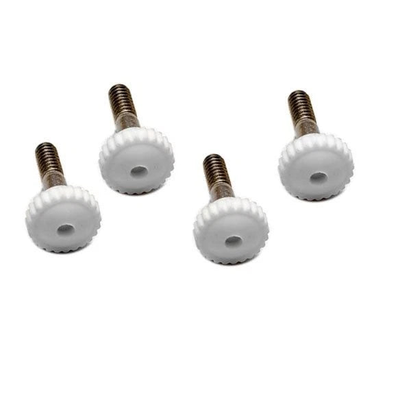 Boat Bimini Thumb Screws - 3/4 Inch White Plastic (set of 4)