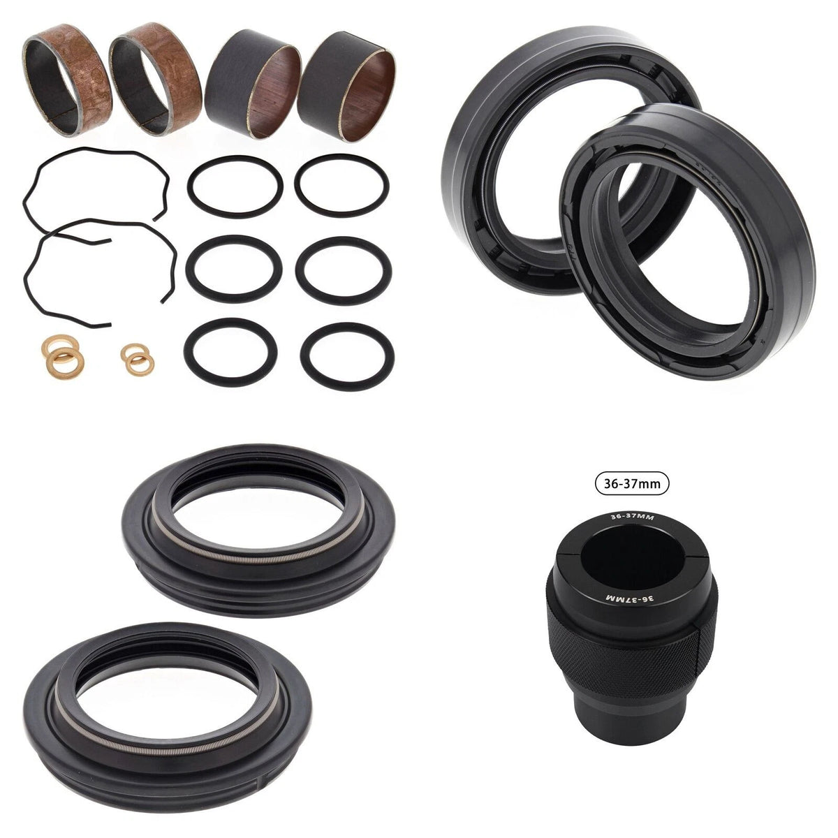 Complete Front Fork Rebuild Kit for Honda CBR250R ABS 2011-2013 with Driver