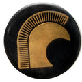 Ski Centurion Boat Raised Emblem Decal - Black Gold Logo Sticker