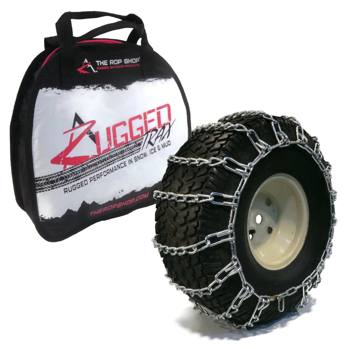 PAIR 2 Link TIRE CHAINS 18x9.5x8 18x8.5x10 19x9.5x8 for UTV ATV 4-Wheeler Quad