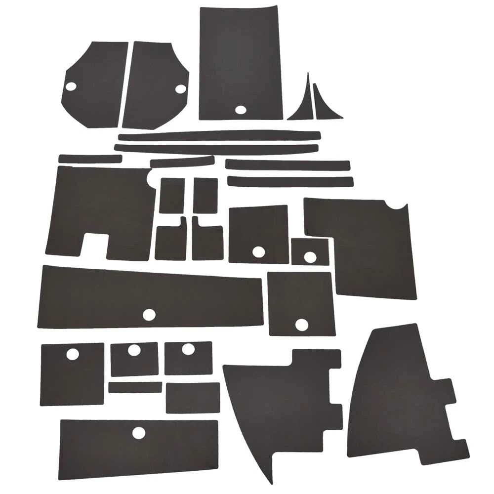 Legend Bass Boat Non-Skid Deck Mat - Dark Gray (29PC)
