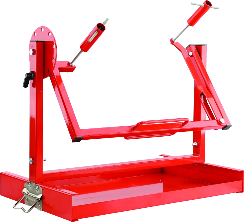 BikeMaster Swivel MX Engine Stand for Dirt Bike Engines 66 Lbs Capacity