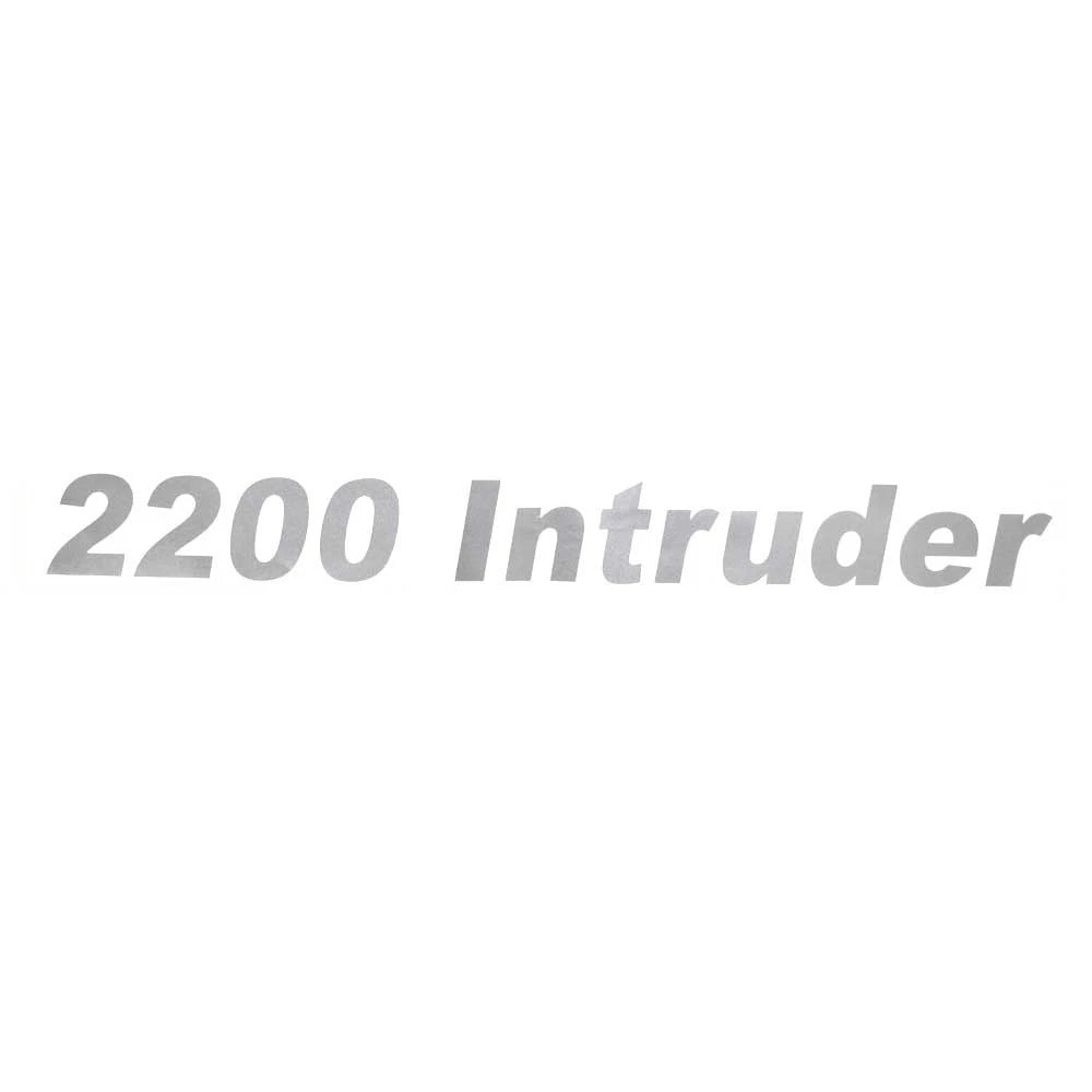 Crestliner Boat Model Decal 2140063 - 220 Intruder Silver Sticker