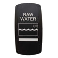 Boat Rocker Switch Cover - Raw Water Actuator Black