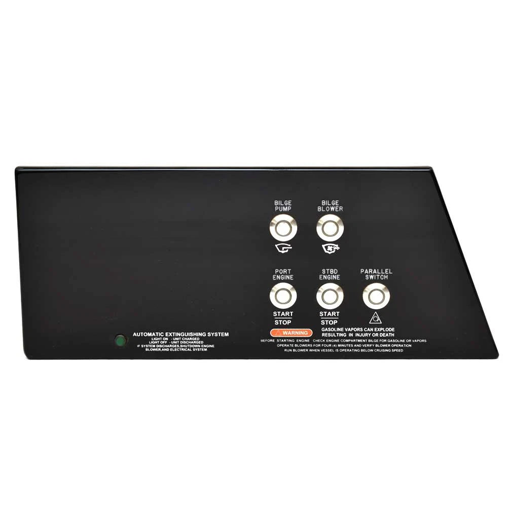Sea Ray Boat Switch Panel 2184078 - 310 SLX Black Acrylic 2016 - 2017