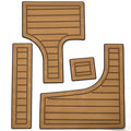 Larson Boat Non-Skid Floor Mats 8175-0896 - Camel Black (4 PC Kit)