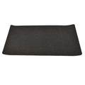 Boat Non Skid Mat - 18 3/4 X 10 Inch Black Rubber Textured