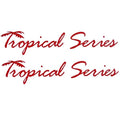 Waco Boat Brand Decals 082907-07 - Tropical Series Stickers (pair)