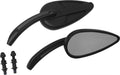 HARDDRIVE Black Vintage Side Mirrors – Fits Harley Davidson XG & XL Models