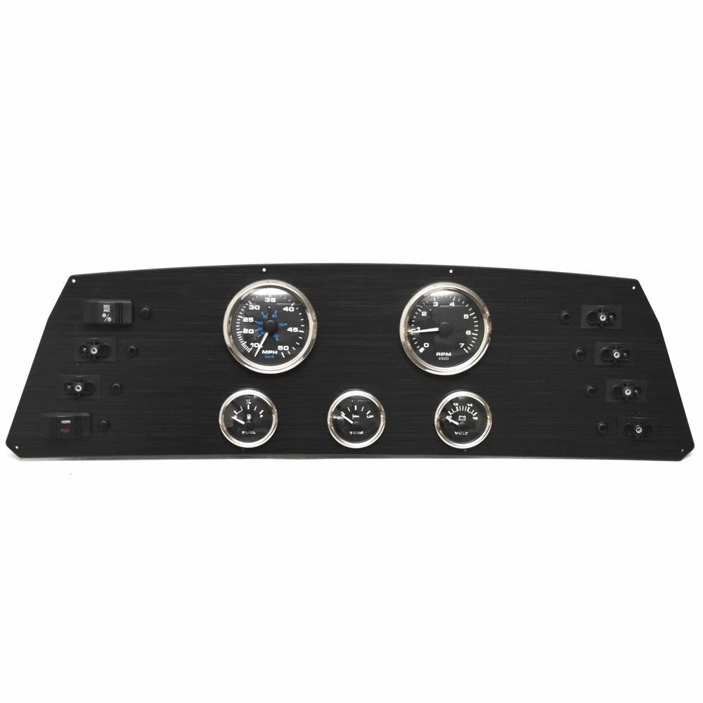 Viaggio Pontoon Boat Dash Panel 206305 - Lago Veethree Gauges Evinrude