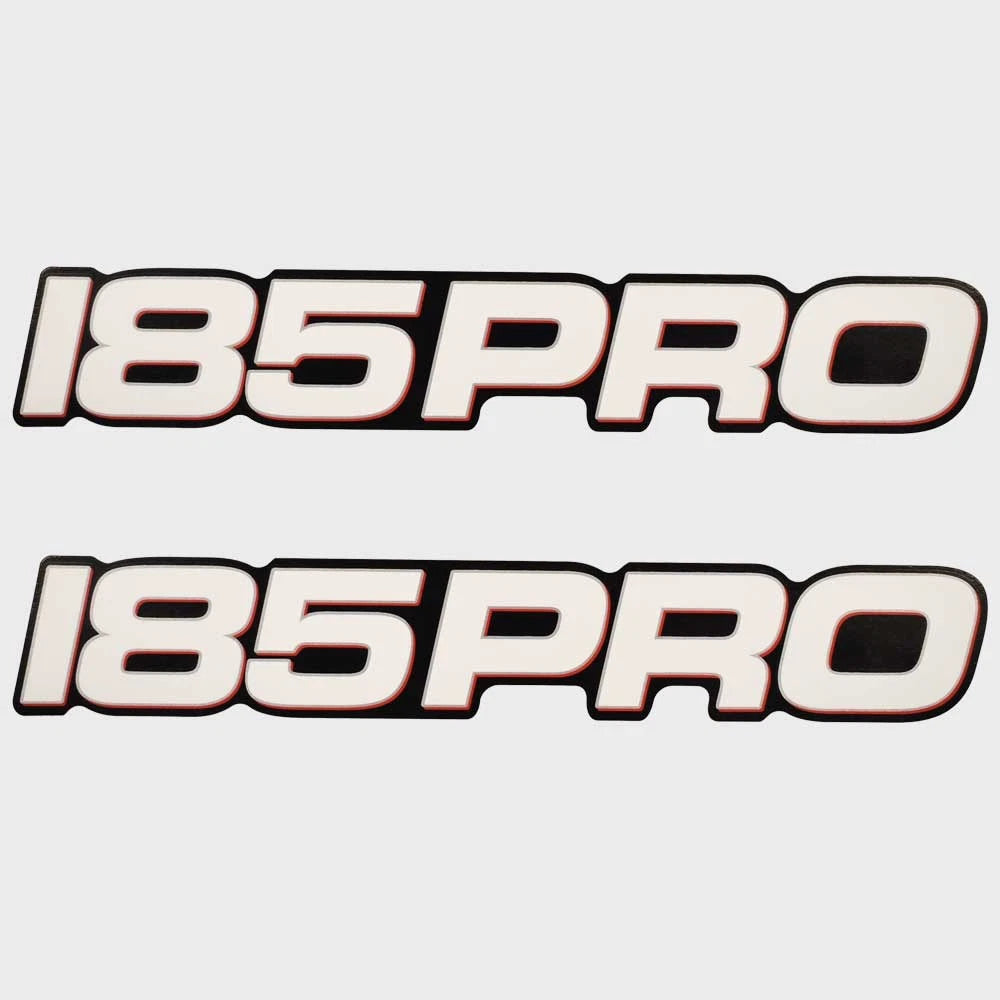Tracker Marine Boat Decals VS612204-09 - 185 Pro White (pair)