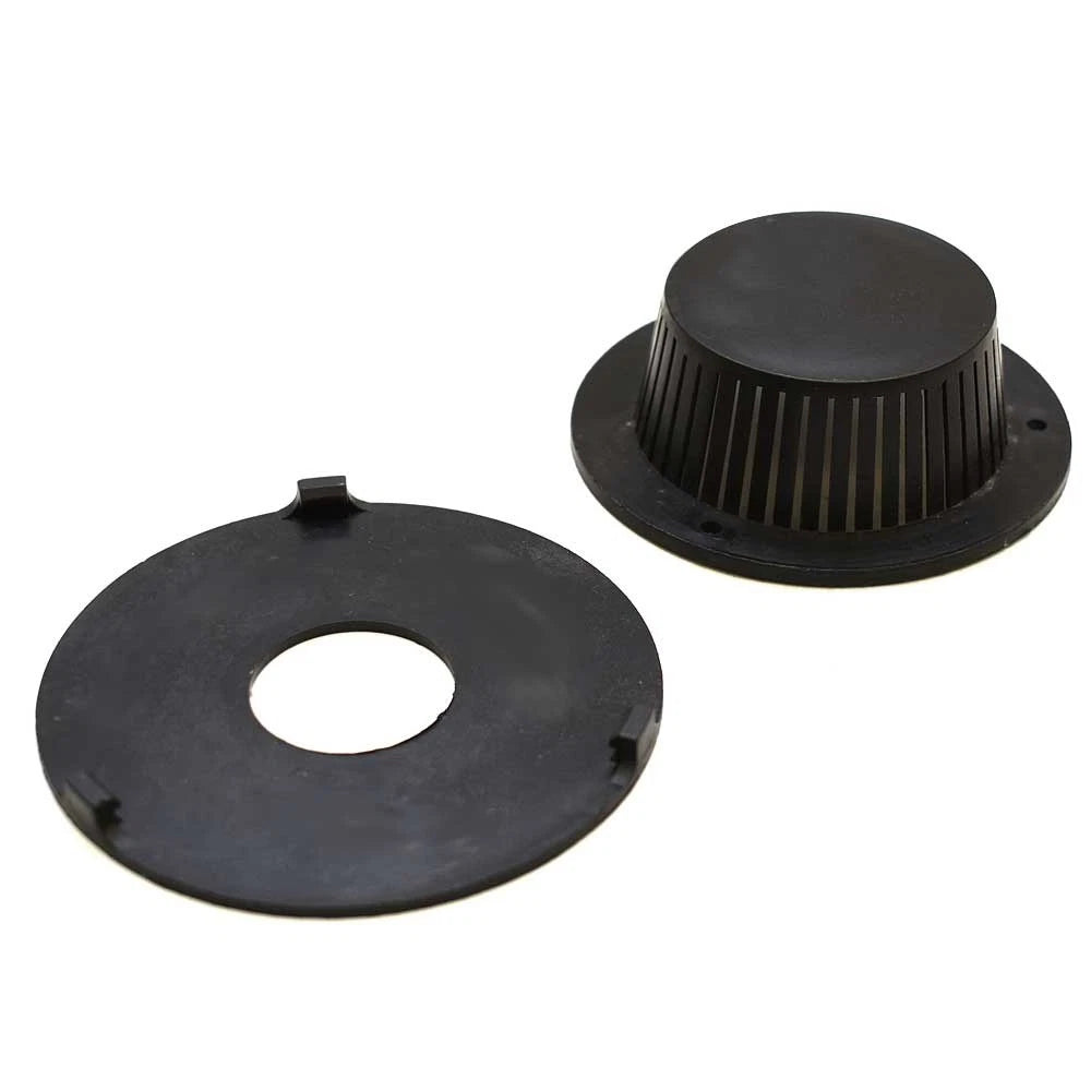 Boat Thru Hull Filter - Livewell Aerator Pump 2 Inch Black